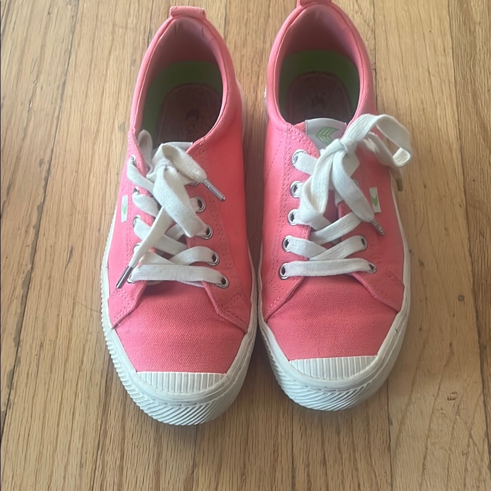Cariuma Pink Canvas Sneakers
